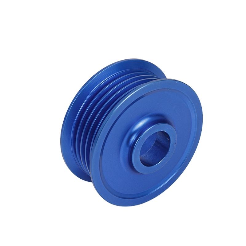 CNC మెషినింగ్ మల్టీ గ్రూవ్ మోటార్ టైమింగ్ బెల్ట్ పుల్లీ